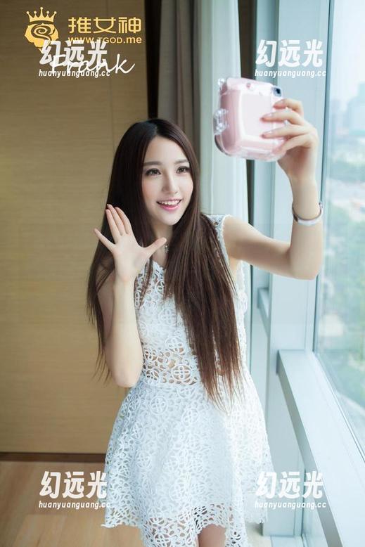 TGOD推女神 - 婕西儿jessie与古兜温泉的定制图片，纯粹是一场水和光的轻巧捉迷藏