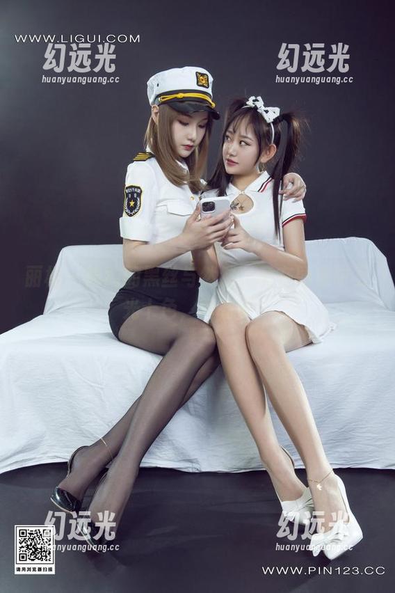 丽柜 - 隐约的黑丝与然然，竟在图集中五光十色，真有趣！