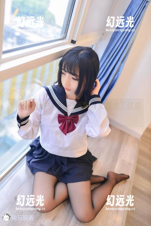 黑色制服的少女，兔玩映画又惹火了这波套图