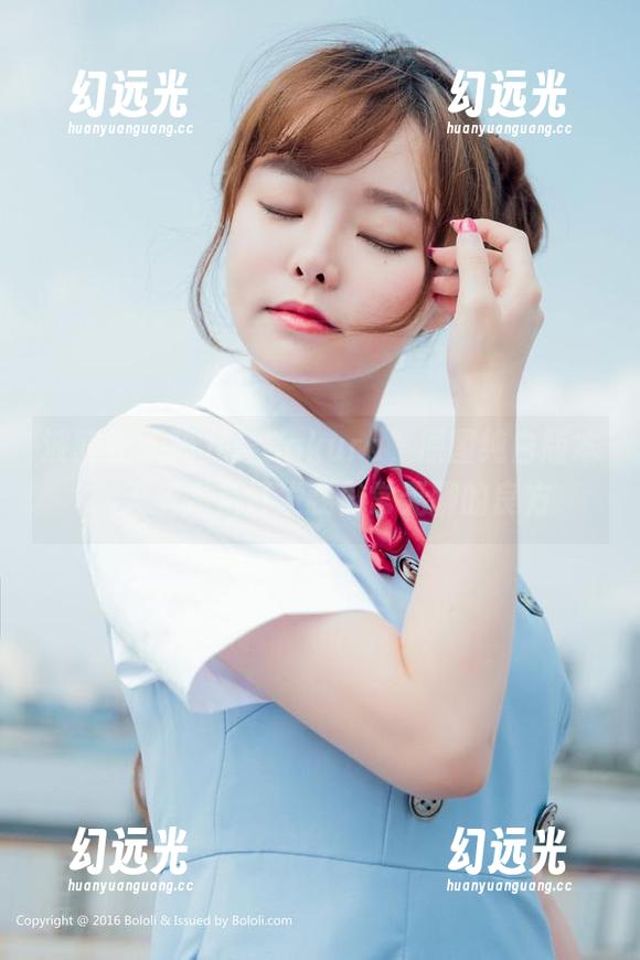 波萝社 - 猫九酱Sakura，原图纯白版本，无圣光是打发我日常无聊的良方