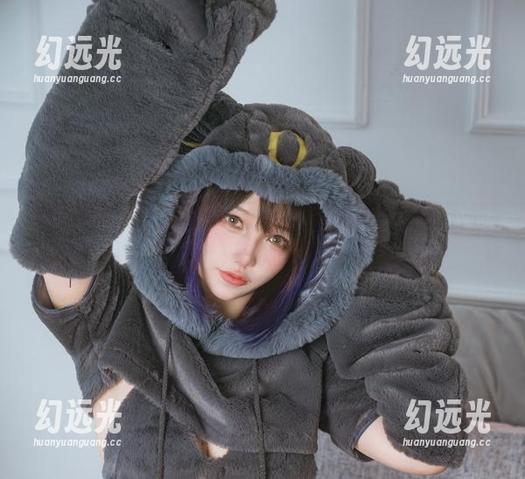 觉醒吧！狐洛洛子的深蓝魅魔照片，免费下载，快来欣赏下！